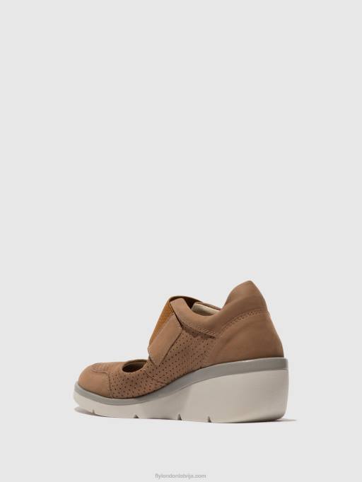 lv Fly London sievietes velcro kurpes naje583 smiltis 80JP623
