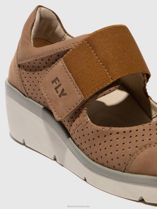 lv Fly London sievietes velcro kurpes naje583 smiltis 80JP623
