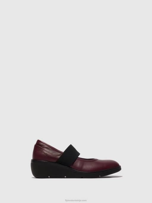 lv Fly London sievietes elastīgās kurpes nara547 bordo 80JP686