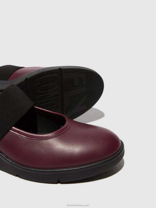 lv Fly London sievietes elastīgās kurpes nara547 bordo 80JP686