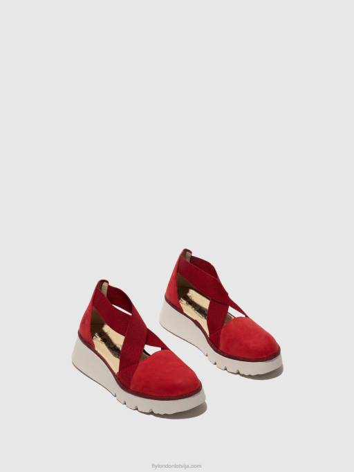 lv Fly London sievietes elastīgās kurpes pacy415 lūpu krāsa sarkana 80JP660