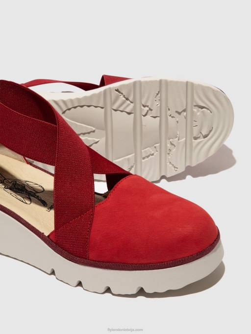 lv Fly London sievietes elastīgās kurpes pacy415 lūpu krāsa sarkana 80JP660