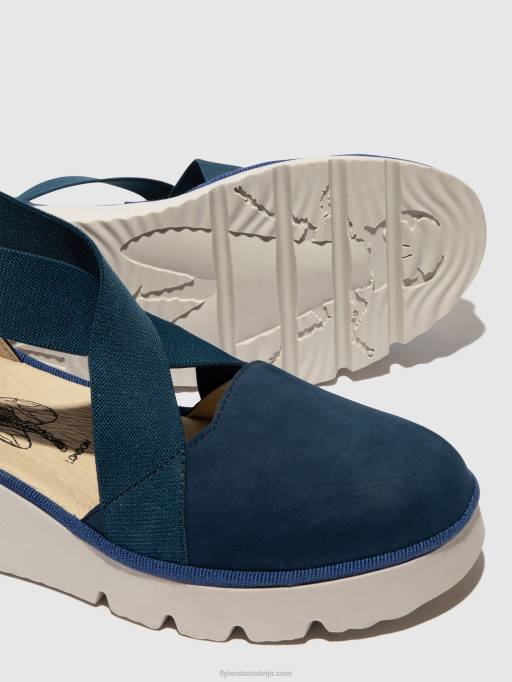 lv Fly London sievietes elastīgās kurpes pacy415 zils 80JP662