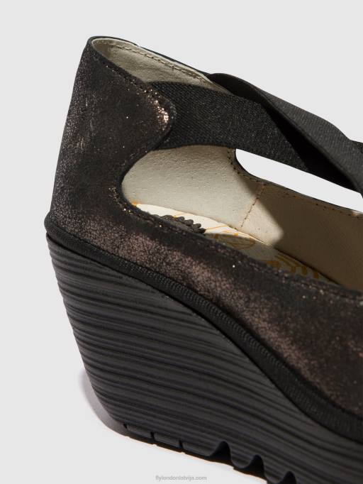 lv Fly London sievietes elastīgās kurpes yoly402 grafīts 80JP685
