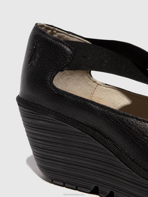 lv Fly London sievietes elastīgās kurpes yoly402 melns 80JP684