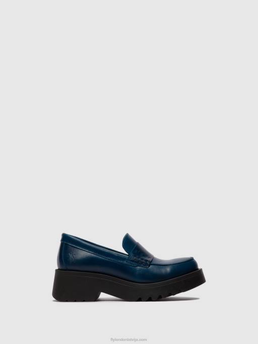 lv Fly London sievietes loafers kurpes maus791 karaliski zils 80JP675