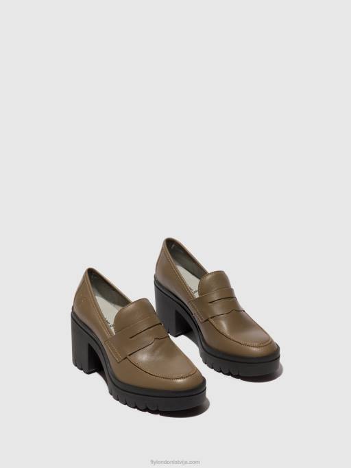 lv Fly London sievietes loafers kurpes toky803 taupe 80JP673