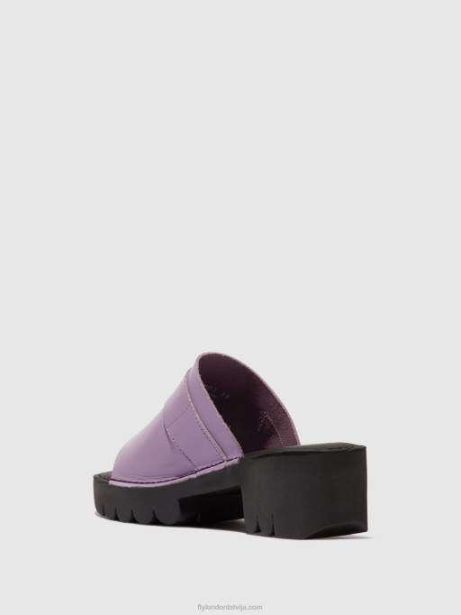 lv Fly London sievietes sprādzes mūļi eple519 violets 80JP371