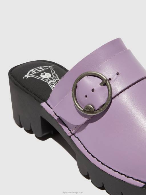 lv Fly London sievietes sprādzes mūļi eple519 violets 80JP371