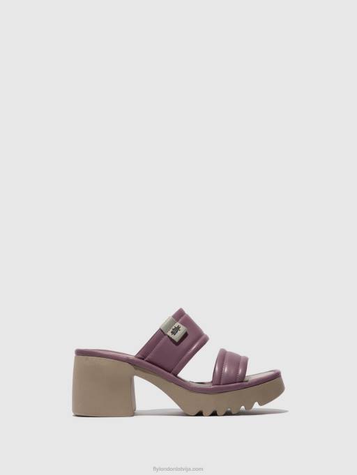 lv Fly London sievietes uzvelkami mūļi mava432 violets 80JP363