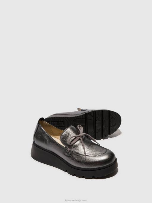lv Fly London sievietes uzvelkami apavi popi436 grafīts 80JP636