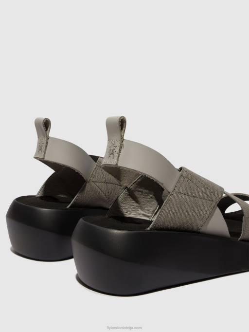 lv Fly London sievietes crossover sandales baji848 mākonis 80JP491