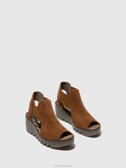 lv Fly London sievietes elastīgās sandales biga412 konjaks 80JP479