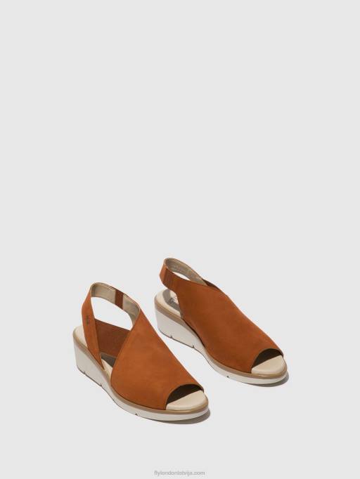lv Fly London sievietes elastīgās sandales nily940 iedegums 80JP475