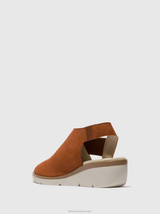 lv Fly London sievietes elastīgās sandales nily940 iedegums 80JP475