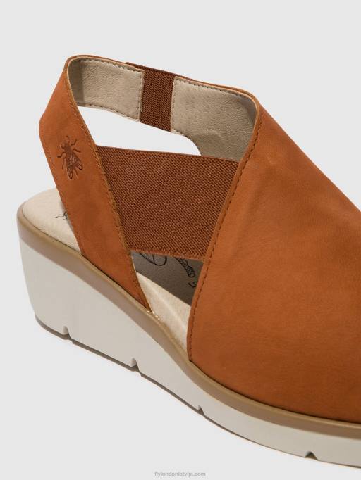 lv Fly London sievietes elastīgās sandales nily940 iedegums 80JP475
