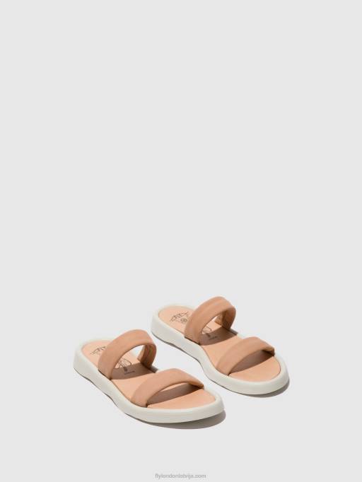 lv Fly London sievietes plakanas sandales taja872 pliks rozā 80JP556