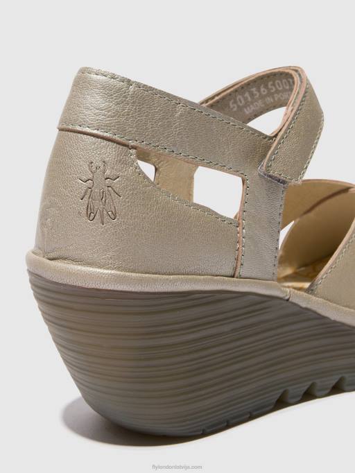 lv Fly London sievietes potītes siksnu sandales yent365 Sudrabs 80JP565