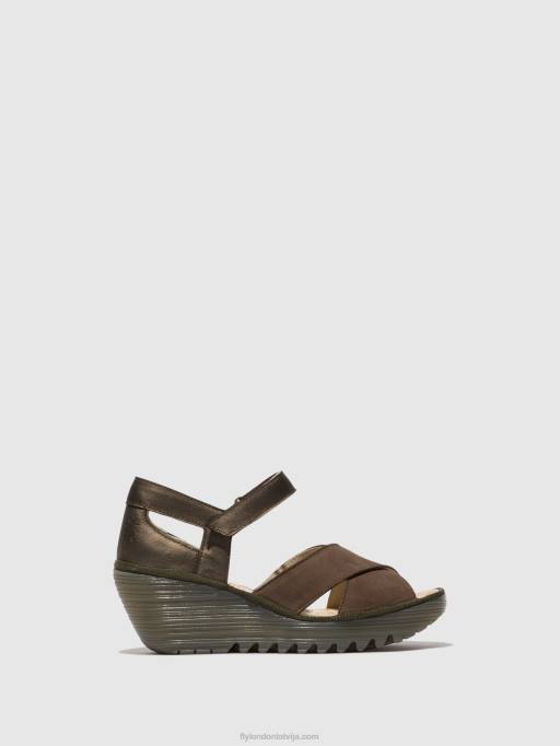 lv Fly London sievietes potītes siksnu sandales yent365 alvas 80JP509