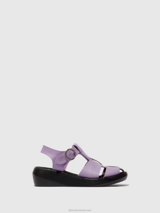 lv Fly London sievietes siksnu sandales bawe842 violets 80JP429