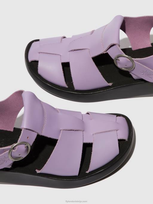 lv Fly London sievietes siksnu sandales bawe842 violets 80JP429