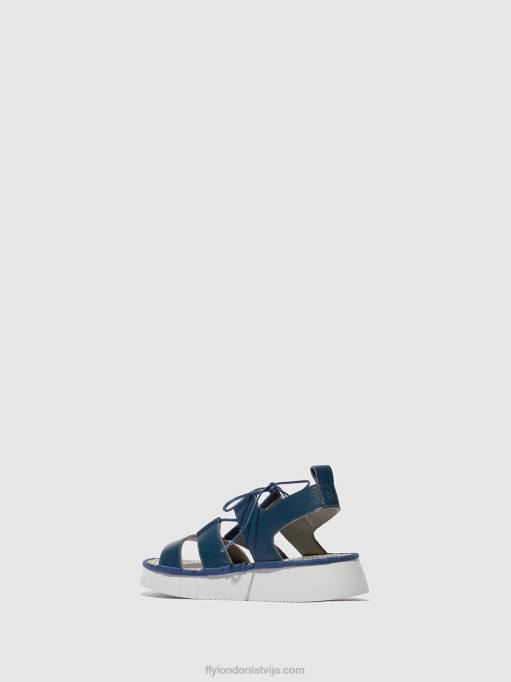 lv Fly London sievietes siksnu sandales caio363 zils 80JP571