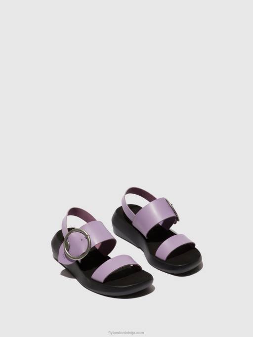 lv Fly London sievietes sling-back sandales bani739 violets 80JP470