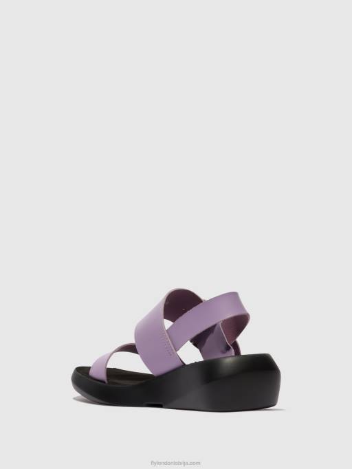 lv Fly London sievietes sling-back sandales bani739 violets 80JP470