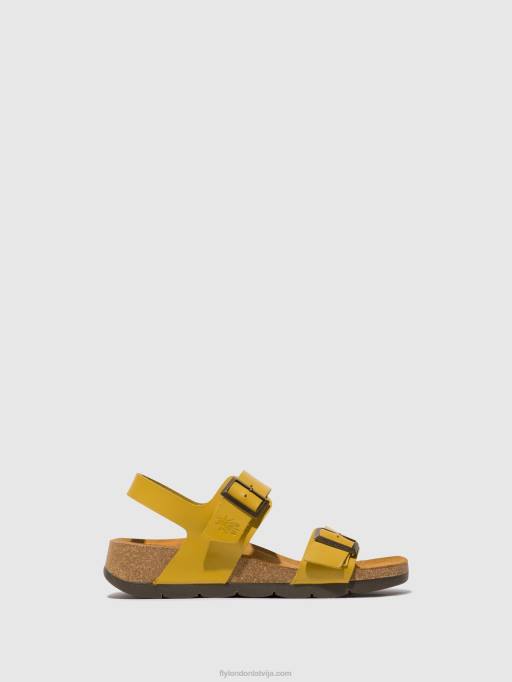 lv Fly London sievietes sling-back sandales ceke722 sinepes 80JP461