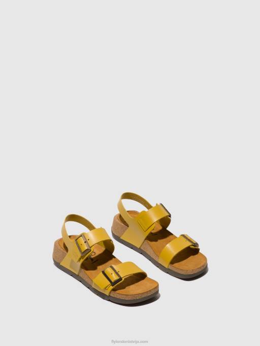 lv Fly London sievietes sling-back sandales ceke722 sinepes 80JP461