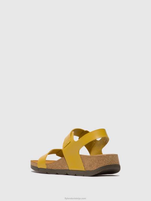 lv Fly London sievietes sling-back sandales ceke722 sinepes 80JP461