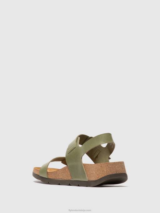lv Fly London sievietes sling-back sandales ceke722 smogs 80JP584