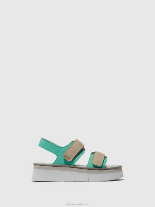 lv Fly London sievietes sling-back sandales cori377 mynt/cloud 80JP578