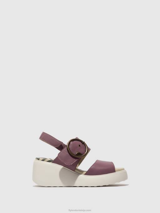 lv Fly London sievietes sling-back sandales digo939 violets 80JP456