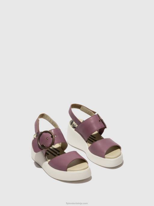 lv Fly London sievietes sling-back sandales digo939 violets 80JP456