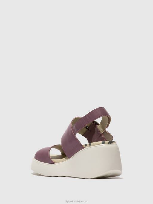 lv Fly London sievietes sling-back sandales digo939 violets 80JP456
