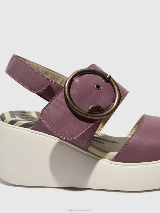 lv Fly London sievietes sling-back sandales digo939 violets 80JP456