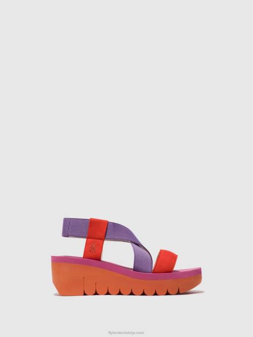lv Fly London sievietes sling-back sandales yabi922 oranža (alts) 80JP442