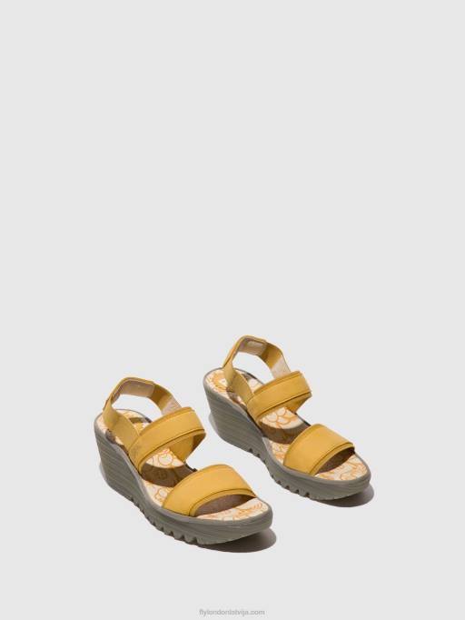 lv Fly London sievietes sling-back sandales yaco416 kamene 80JP440