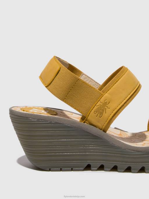 lv Fly London sievietes sling-back sandales yaco416 kamene 80JP440