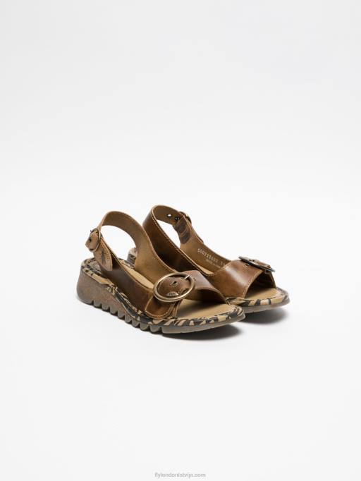 lv Fly London sievietes sprādzes sandales Peru 80JP528