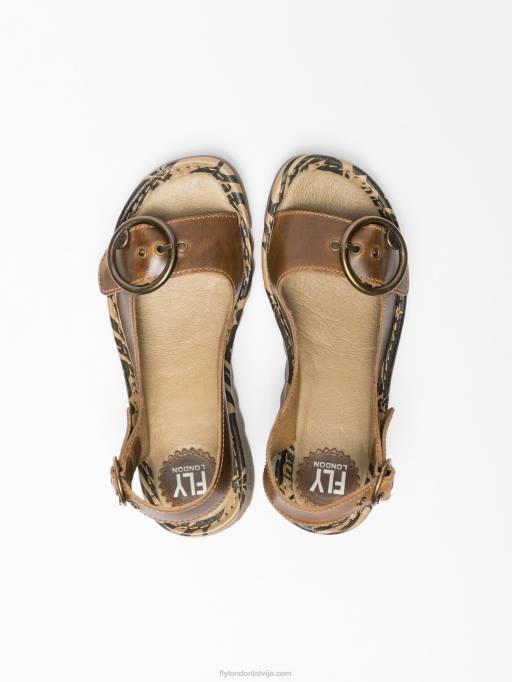 lv Fly London sievietes sprādzes sandales Peru 80JP528