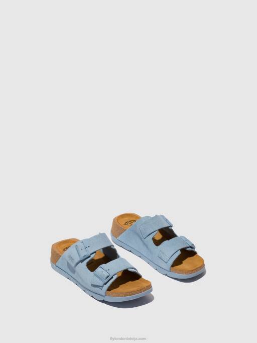 lv Fly London sievietes sprādzes sandales caja721 debesis 80JP526