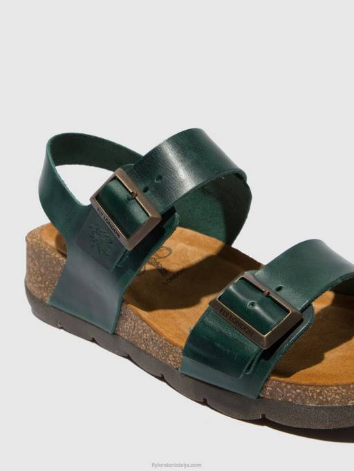 lv Fly London sievietes sprādzes sandales ceke722 bridžu benzīns 80JP605