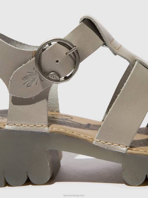 lv Fly London sievietes t-siksnu sandales emme511 mākonis 80JP582