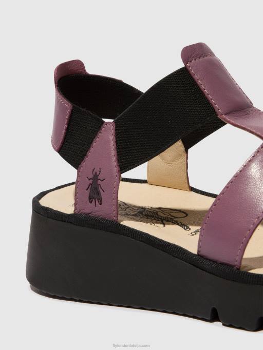 lv Fly London sievietes t-siksnu sandales pefi429 violets 80JP406