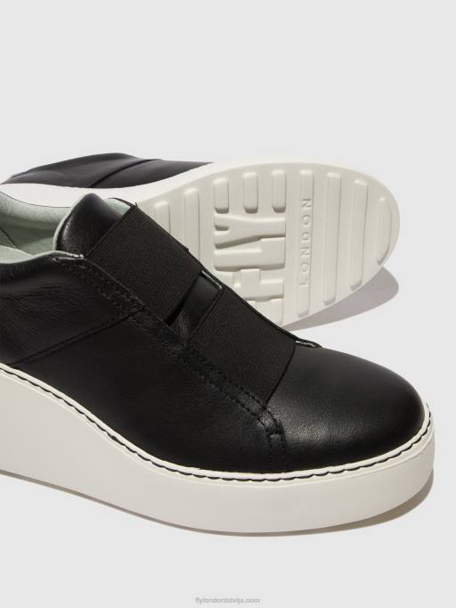 lv Fly London sievietes elastīgie trenažieri dito581 melns 80JP730