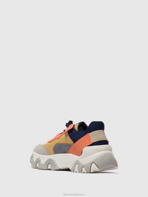 lv Fly London sievietes elastīgie trenažieri fian634 persiku 80JP750
