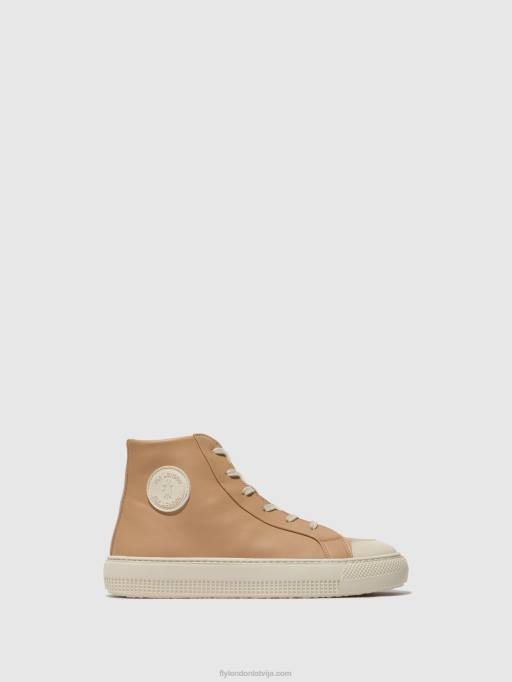 lv Fly London sievietes hi-top trenažieri topy586 nuga 80JP728