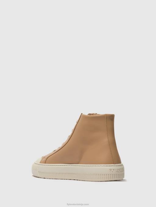 lv Fly London sievietes hi-top trenažieri topy586 nuga 80JP728